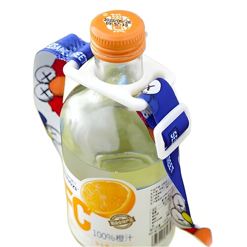 Water bottle lanyard for children to carry water when going out, portable mineral water beverage bottle, universal water cup strap, diagonal cross rope