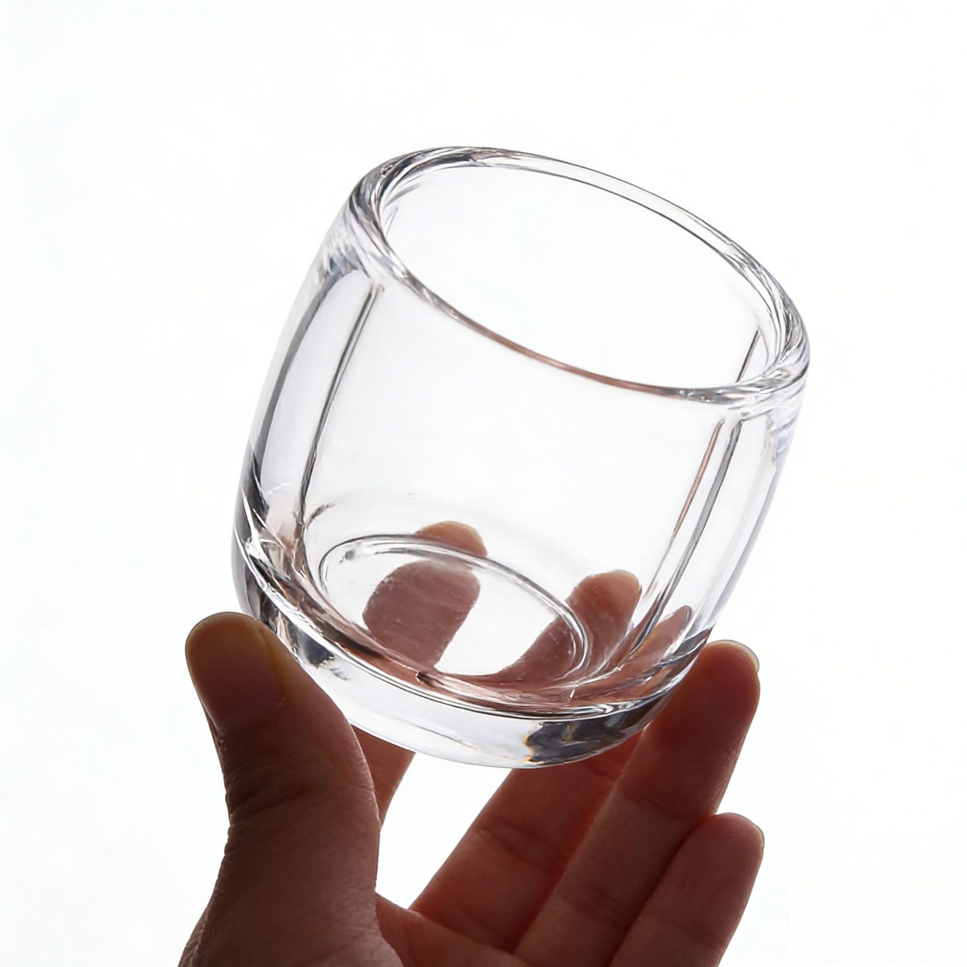 Taza de vidrio transparente, taza de té, taza de cristal, taza de llave dedo hecha a mano, taza de vino de preservación de la salud china, taza especial para el hogar, resistencia al calor image 7