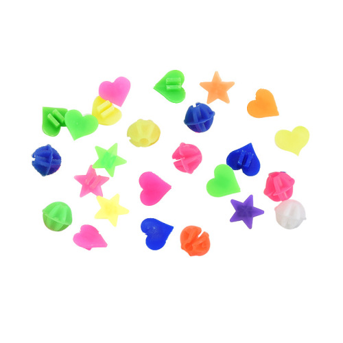 Children's Bicycle Colorful Beads Single-Speed Balance Bike Steel Spoke Night Light Colorful Beads Heart Star Rim Glowing Decor