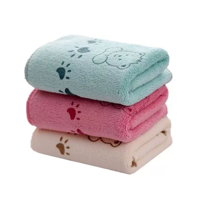 工厂批发儿童洗脸毛巾 超细纤维涤锦吸水小毛巾 卡通印花礼品毛巾