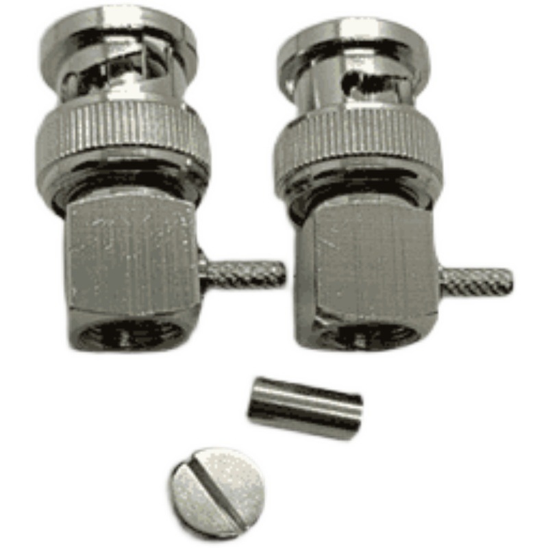 Bnc-c-jw-3射频同轴 音视频 监控 连接头 适用于RG58  LMR195电缆