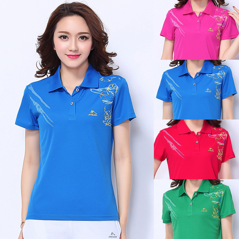 Jinguan summer square dance T-shirt short-sleeved trousers sportswear suit men's and women's Jiamusi aerobics team uniform