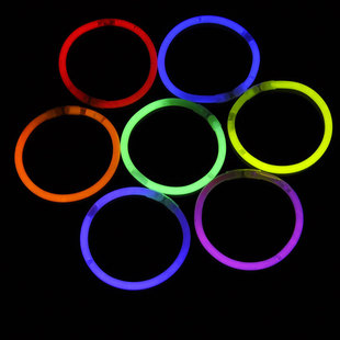 NiceGlow hardcover version of the disposable bracelet fluorescence bracelets item circle night light lightweight concert party promotion