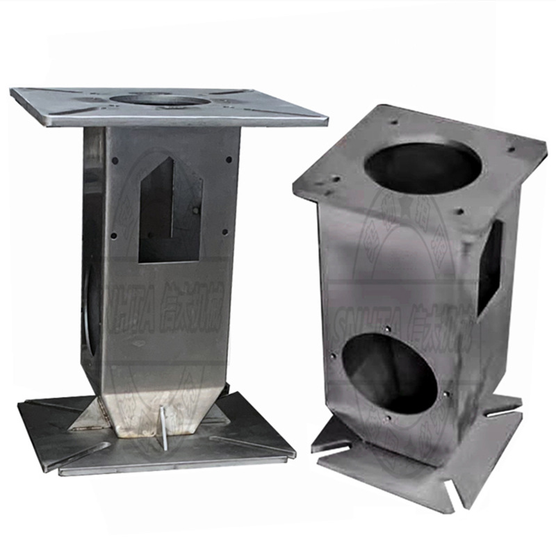 色母机底座 不锈钢混合机配件 计量式混合机安装架填充机螺杆配件