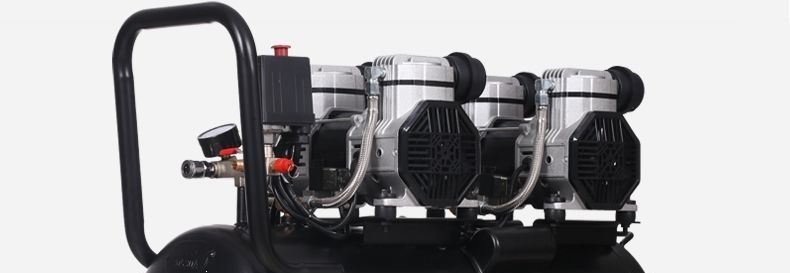 Small Oil-Free Silent Air Compressor High-Pressure 220V Household Decoration Spray Painting Woodworking Air Compressor Export