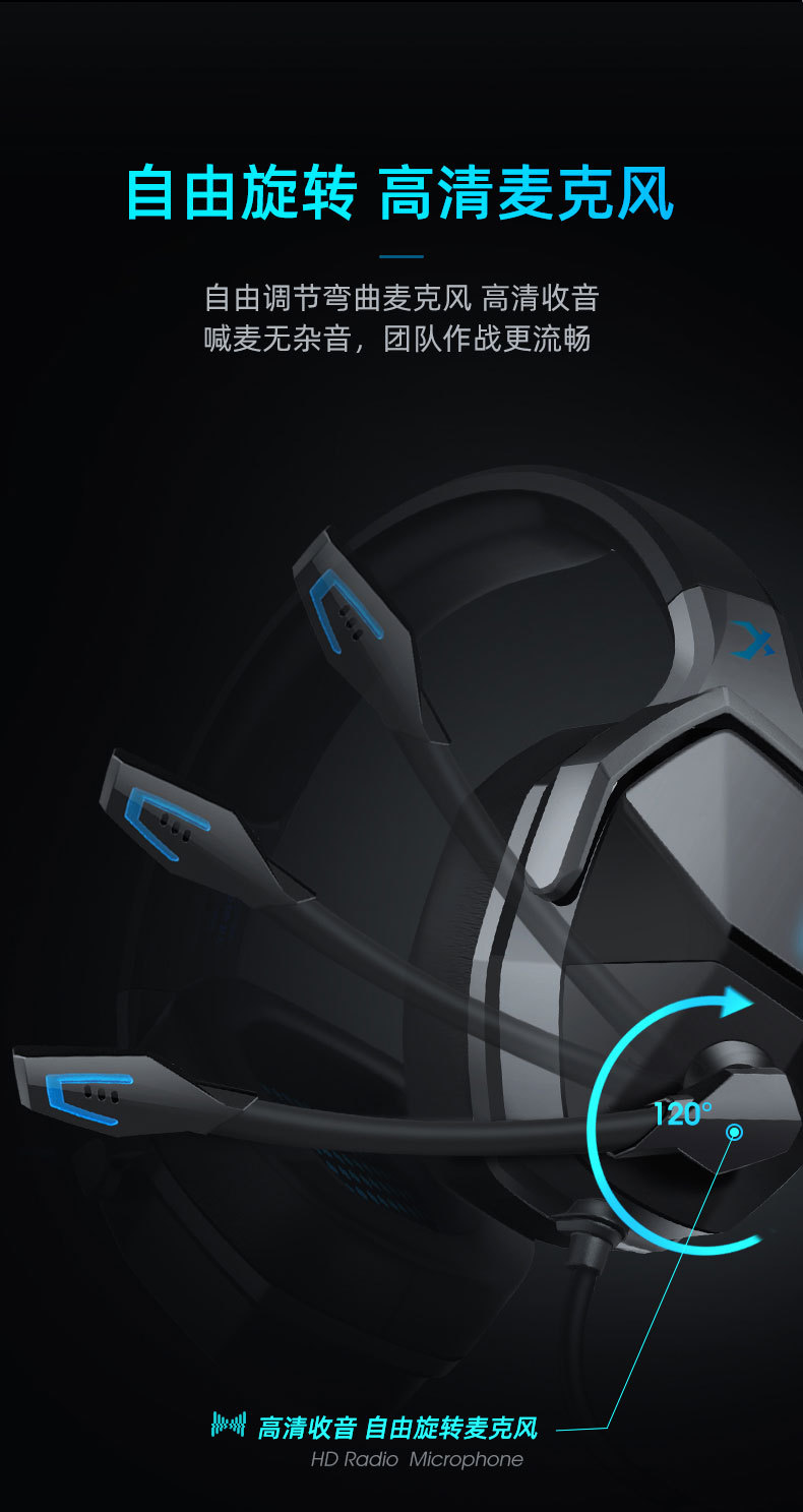 Spot Sibirya V13 Kopfhörer USB Computer-Gaming-Headset virtueller 7.1-Kanal aktive Geräuschunterdrückung