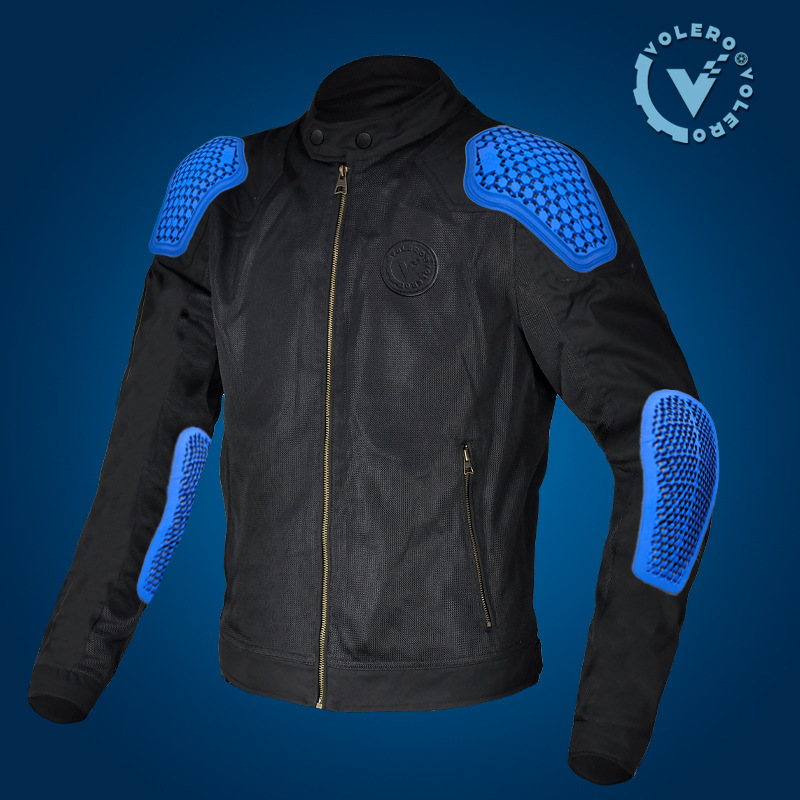 Volero motocicleta ciclismo ropa verano malla transpirable anti-caída ropa motocicleta Denim anti-caída pantalones ropa de carreras