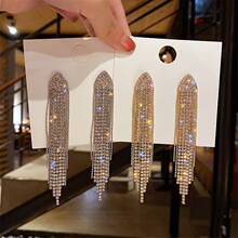 X 36288 Luxury tassel drop earrings ������������׹�羳
