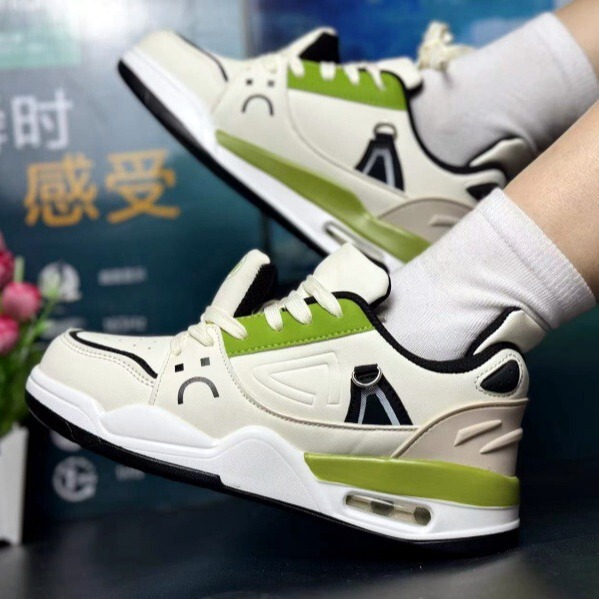 Dailu Wolf Spring and Summer Men's Shoes Women's Korean-style Fashionable All-match Casual Niche Street Shoot Vintage Air Cushion Sneakers
