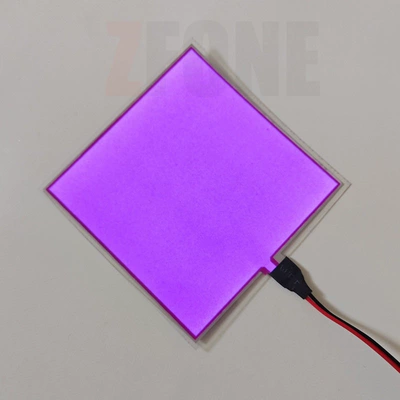 Cold light sheet – board, flexible light board 12V - purple-5cm5cm-with-battery-box