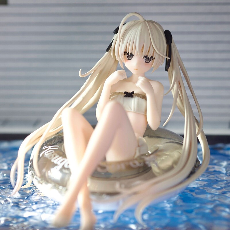 Swimming Circle Qiongmei Figure Yuanzhong Swimsuit Kasugano Qiong Beautiful Girl Two-Dimensional Animation Figure Model Ornament
