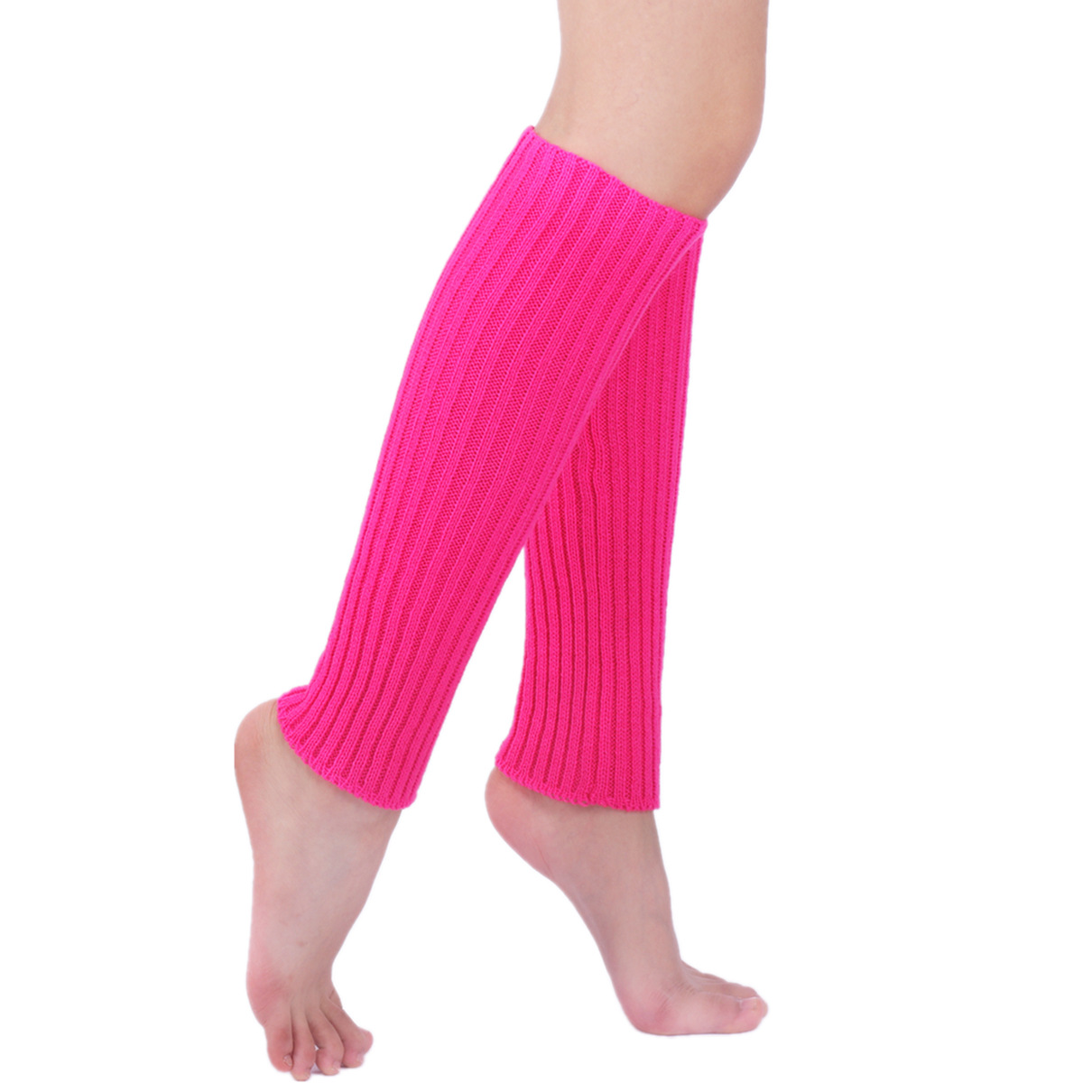 Women's Knitted Leg Warmers Versatile Multi-colour Winter Accessory_voghion.com