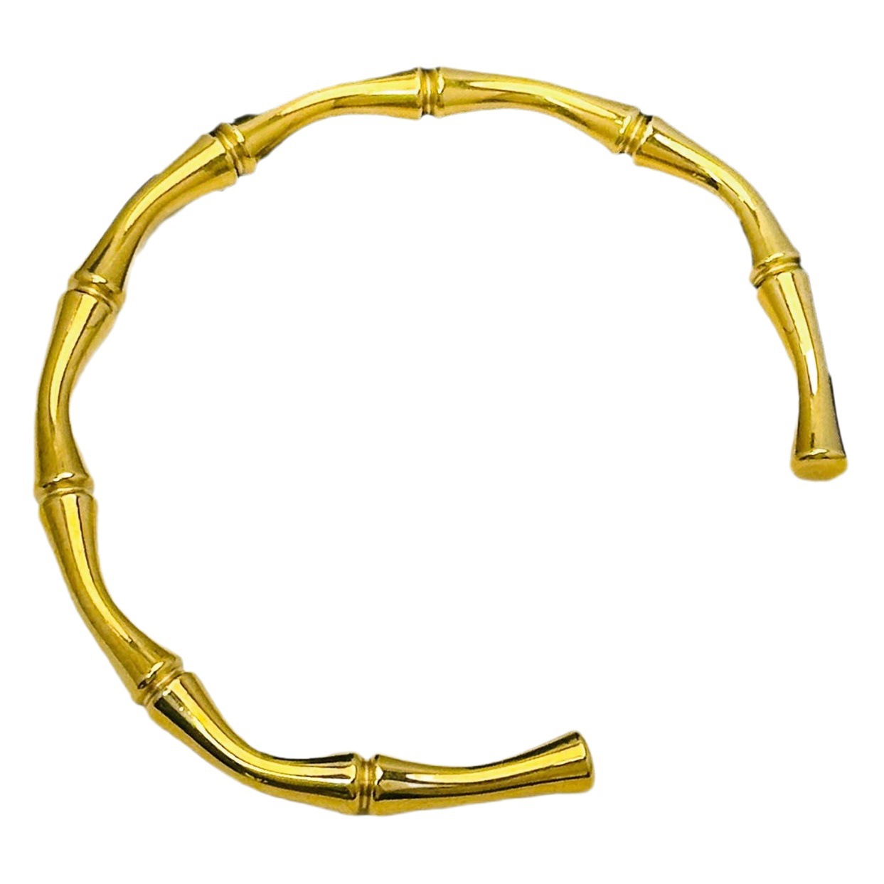 Festival de bambú de China Brazalete de acero de titanio transfronterizo para mujeres nueva no desvanecerse atmósfera lujosa joyería pulsera de moda