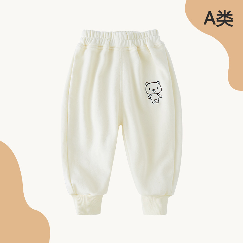Baby Spring and Autumn Pants Casual Cartoon Baby Spring Long Pants Boys and Girls Sweatpants Sports Casual Pants