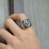 Retro fashionable ring stainless steel suitable for men and women, wholesale