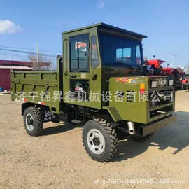 柴油四驱8吨运输车 果园运渣土四不像自卸车图片 矿山拉运车