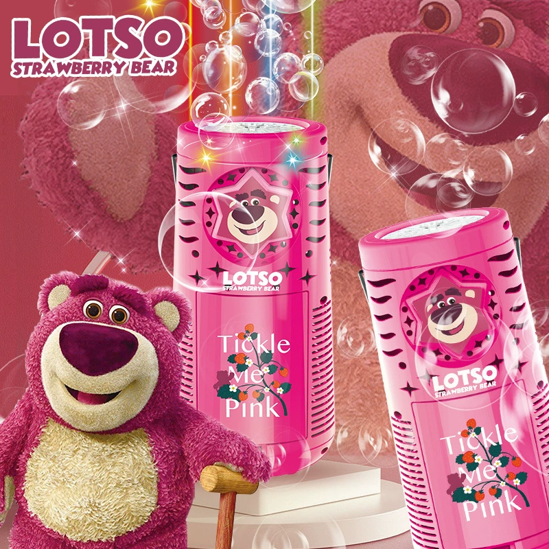 Disney, strawberry, bubble machine, automatic travel bubble gun, toy, fully automatic, new collection, Birthday gift
