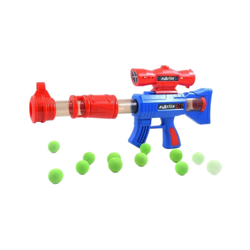 Pistola de Juguete Neumática con Blancos de Pato de Plástico con Balas Blandas para Niños