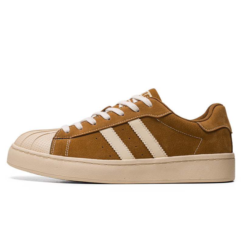 Zapatos de hombre retro Gump casual versátil conchas de cabeza de skate juveniles otoño nuevo tipo de zapatos de entrenamiento alemán de suela suave para hombres