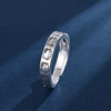 Copper cute adjustable ring for beloved suitable for men and women for friend, silver 925 sample, gift for girl