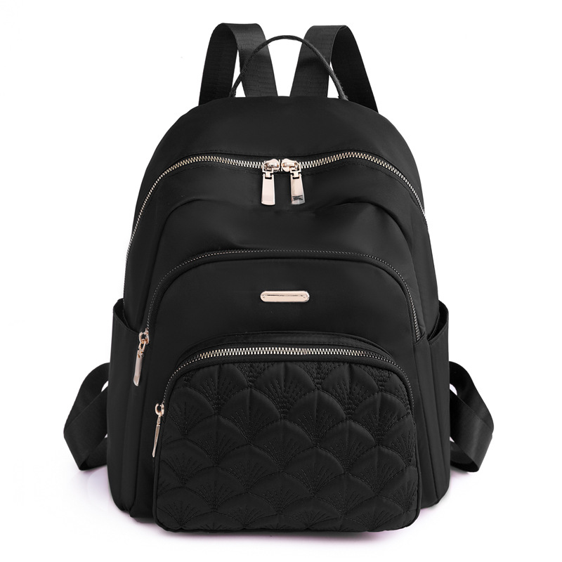 Spot al por mayor 2023 nueva mochila de nailon para mujer coreana, mochila de viaje al aire libre de gran capacidad de moda