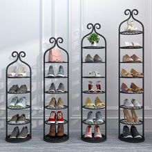 欧式铁艺鞋架经济型家用多层收纳鞋柜客厅宿舍防尘门外简易鞋架