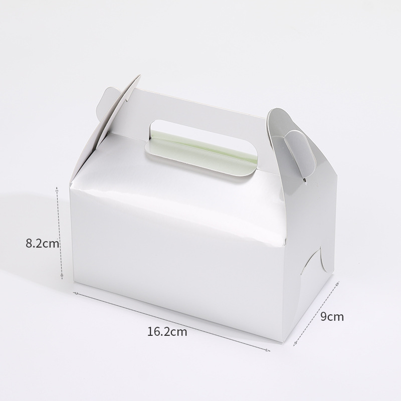 Medio portátil marbling pastelería caja de embalaje medio rollo pastel rollo caja de embalaje para hornear corte mousse caja de la torta image 17