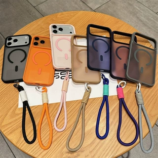 肤感磁吸iphone17pro手机壳12适用11苹果17/16挂绳15跨境14磨砂13