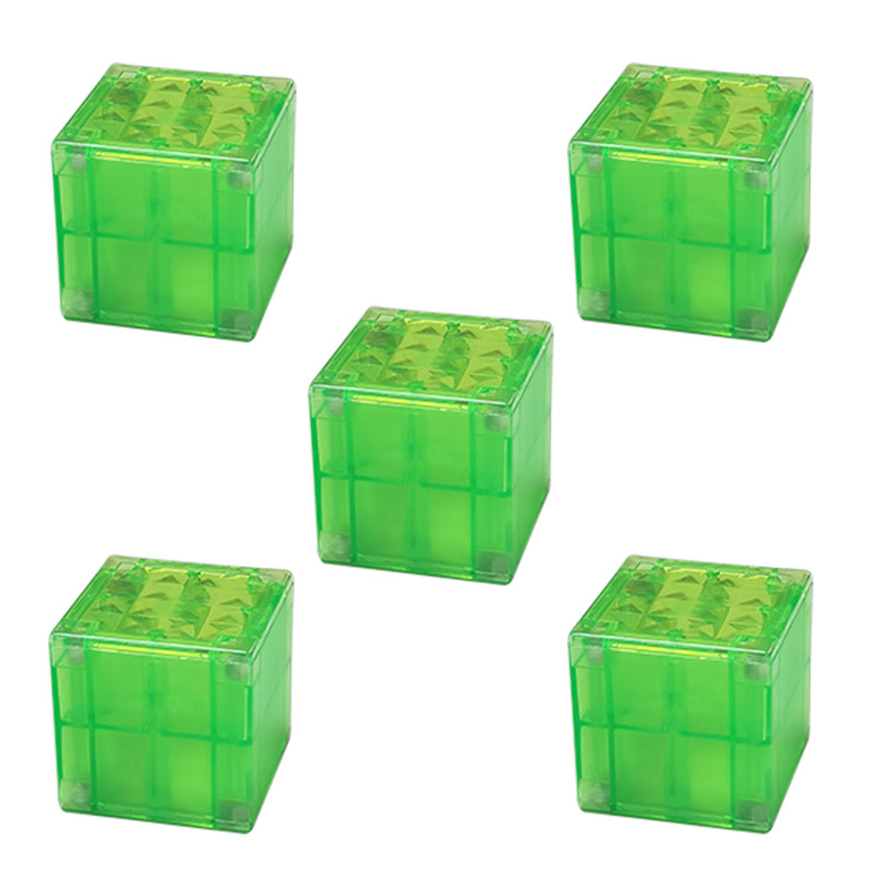 磁力方块 透明绿5PC
