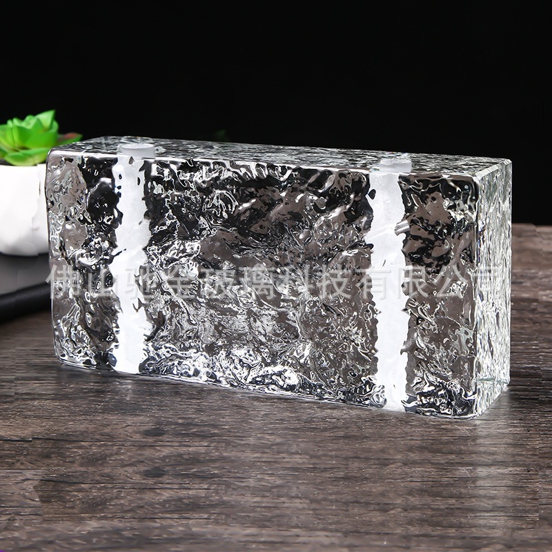 厂家批发直供热熔玻璃砖水晶玻璃砖中空隔音隔热玻璃砖多颜色选择