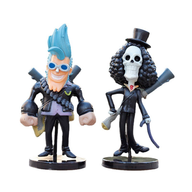 Фигура (One Piece) набор путешествий Q-Version — 6 миниатюр PVC, 7–10 см, в пакетах