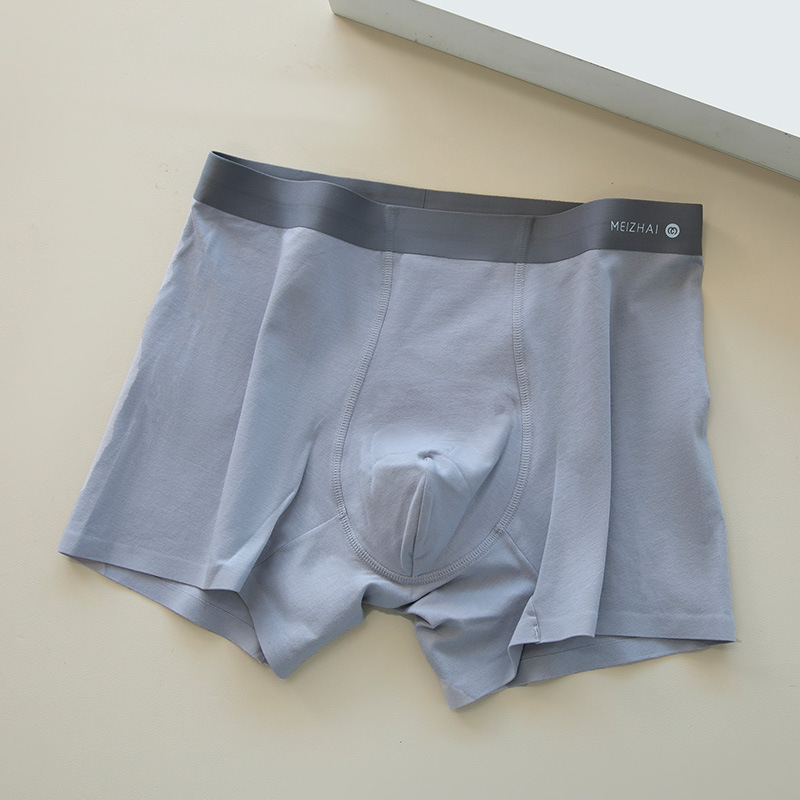 Purple cotton trousers