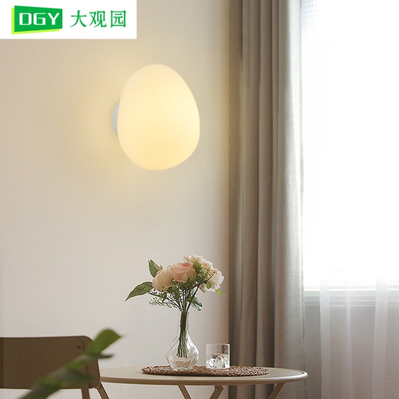 Dayuan jardín lámpara de pared dormitorio lámpara de noche simple sala de estar Fondo lámpara de pared/1674 figura 750*1000
