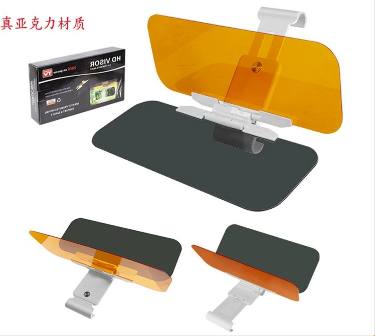 Автомобильный солнцезащитный козырек, внутренние антибликовые очки, очки с защитой от дальнего света для водителя, Автомобильное Зеркало двойного назначения для дня и ночи