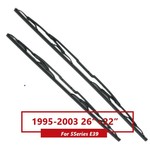 厂家直销雨刮器对刷26&rdquo;+22&ldquo;适用bmw E39 1995-2003有骨雨刷