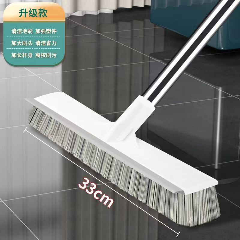 浴室床ブラシ、トイレ硬毛家庭用ブラシ、浴室掃除用長柄床継ぎ目ブラシ|undefined
