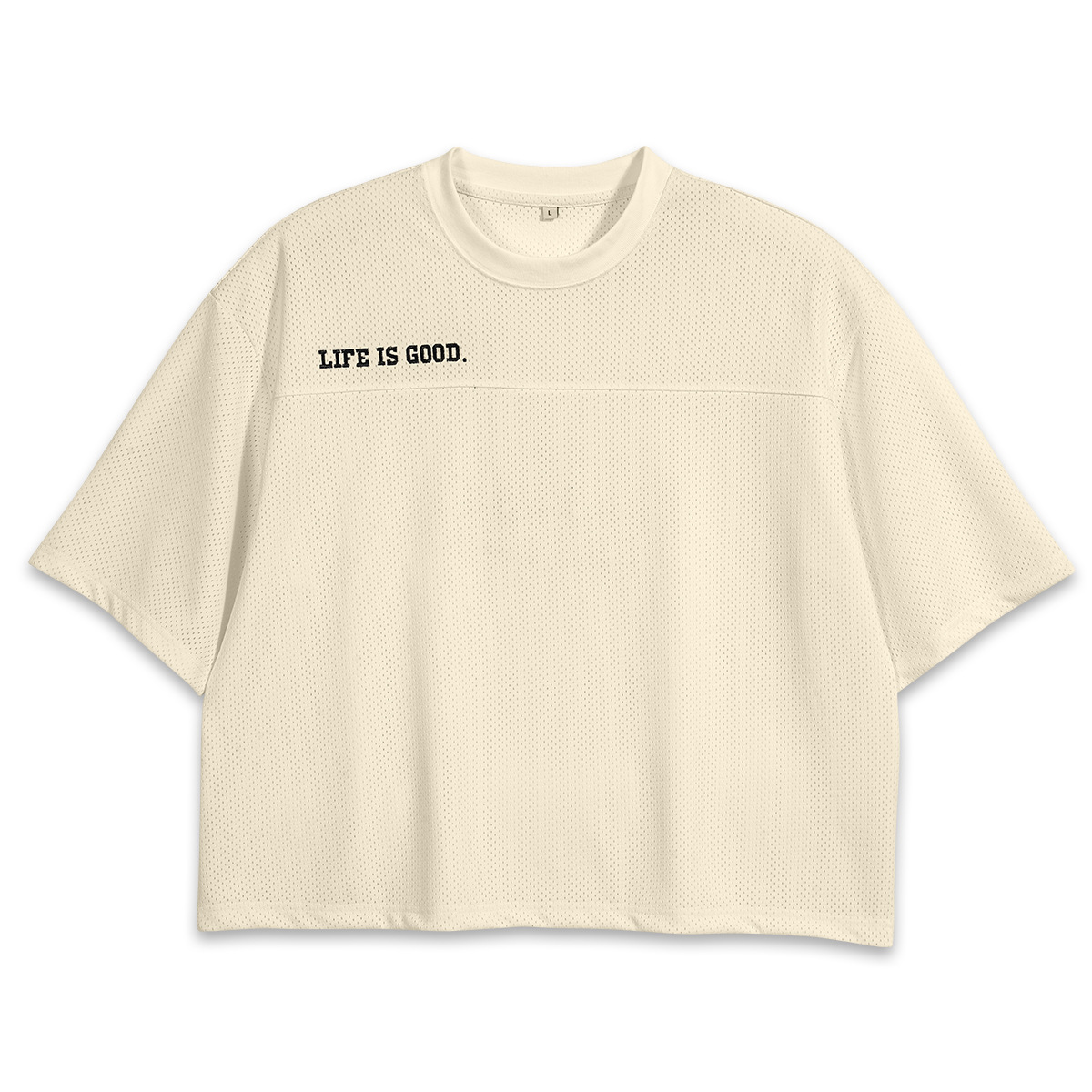 ETAI Hombre| Verano nuevo corto y ancho tipo malla de manga corta hombre de alta calidad universal transpirable pesada camiseta de cuello redondo image 9