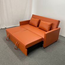 简约防水科技布双拖床折叠小户型客厅卧室 坐卧两用多功能沙发床