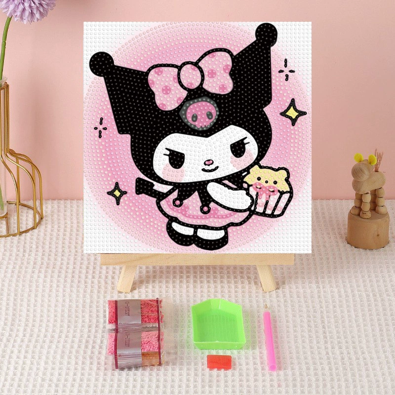 Алмазная вышивка (canvas) Genshin Impact DIY, 20×20 / 30×30, деревянная внутренняя рама и набор инструментов