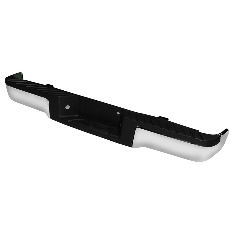 Aplicable a Ford F150 galvanoplastia no agujero parachoques trasero 2009-2014 coche original reemplazo barra de hierro