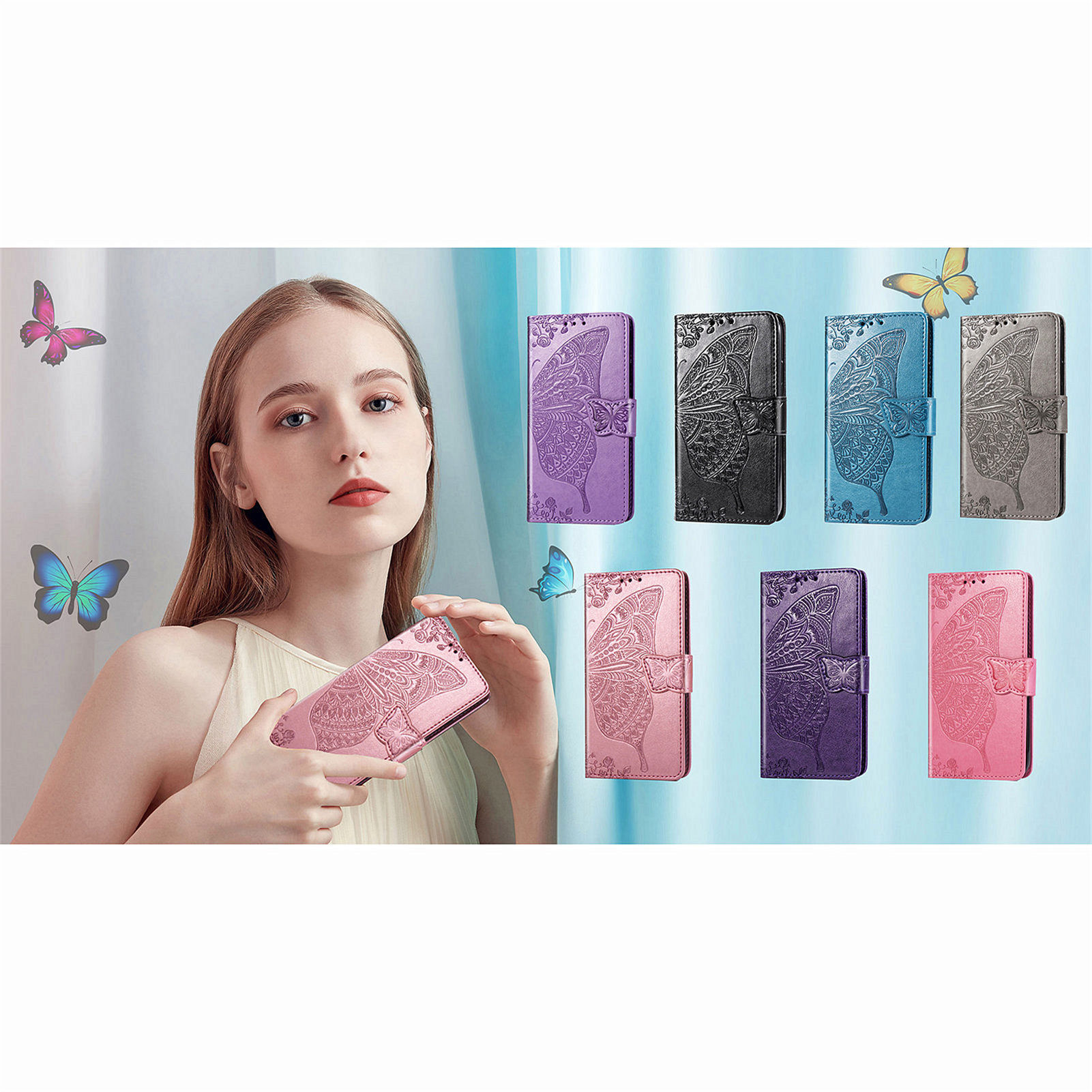 Mandala Embossed Leather Wallet Phone Case For Iphone 16_voghion.com