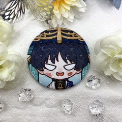 Scout peripheral badge, Starlight fantasy frosted glitter patch, small square card, fan-made merchandise, birthday gift, brooch