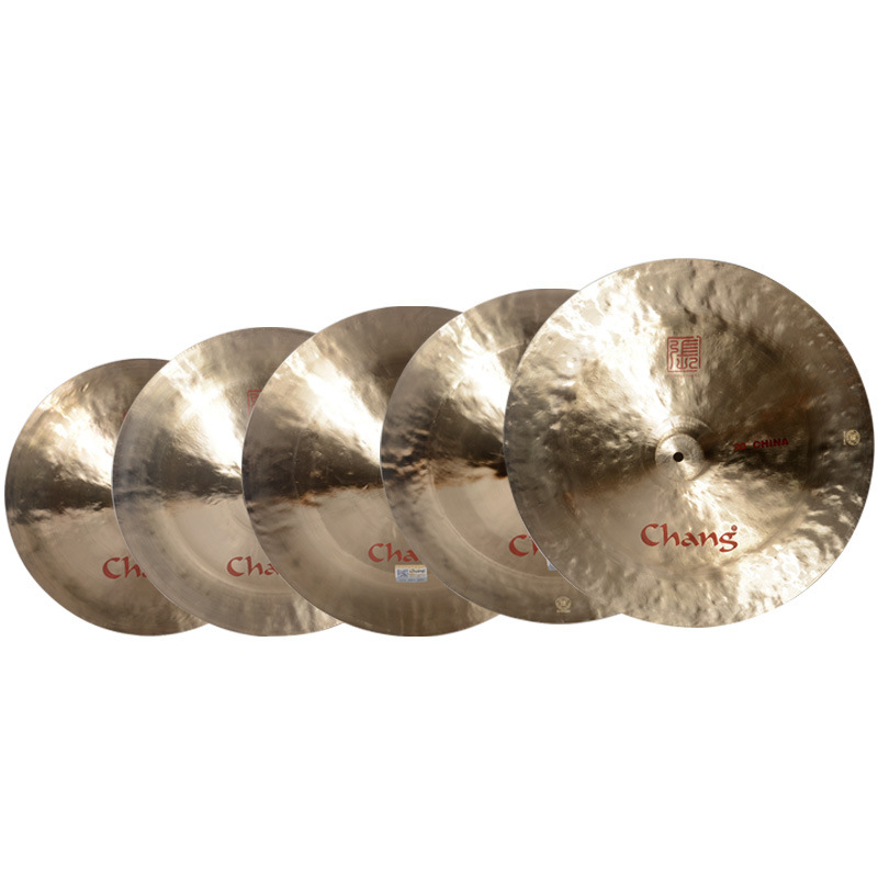 张音CHANG 红字反镲 铆钉反镲 16寸18寸中国镲 架子鼓镲片 效果镲