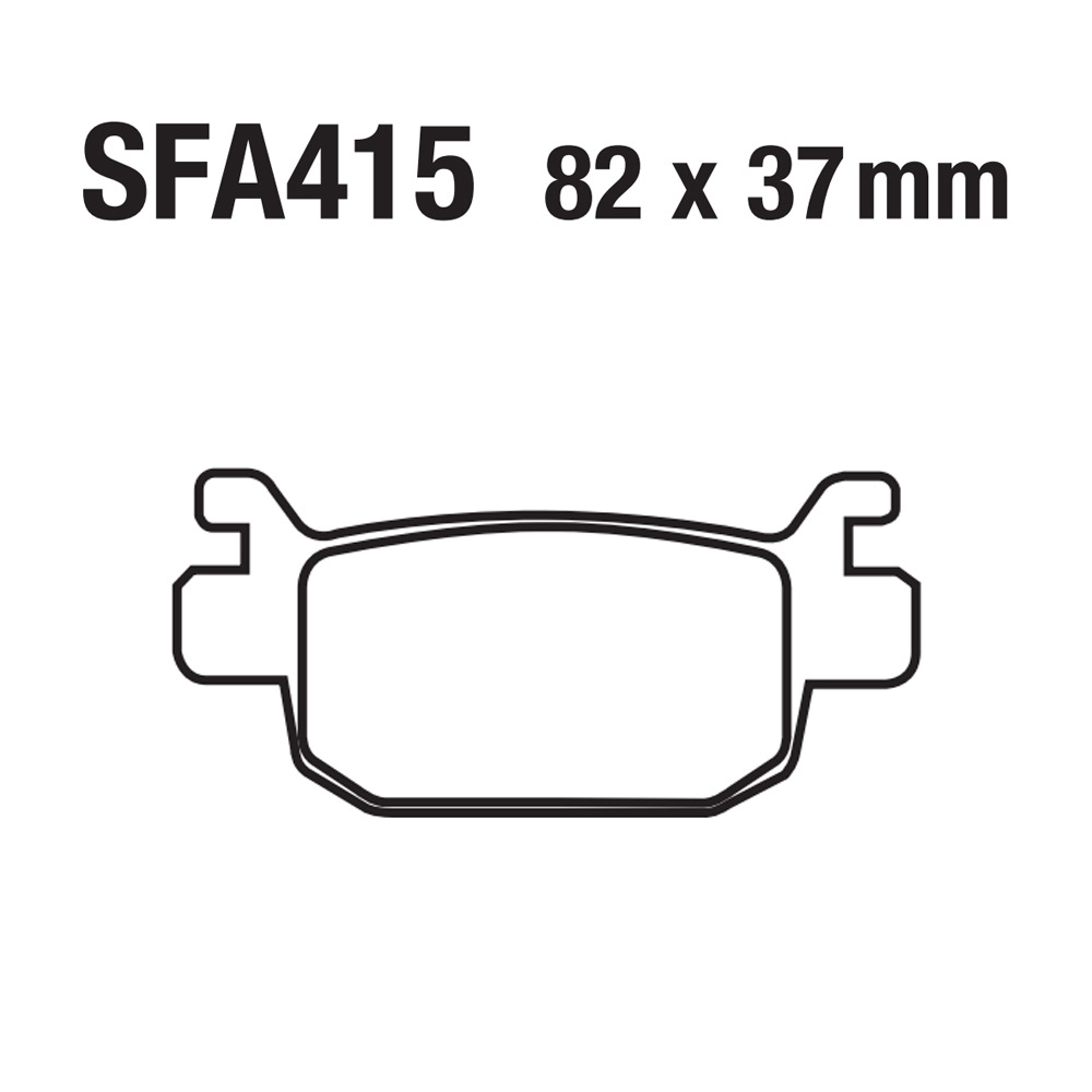 Motocicleta sinterizada base de cobre de aluminio de aluminio FA415 SH NSS FES 125 150 250 300