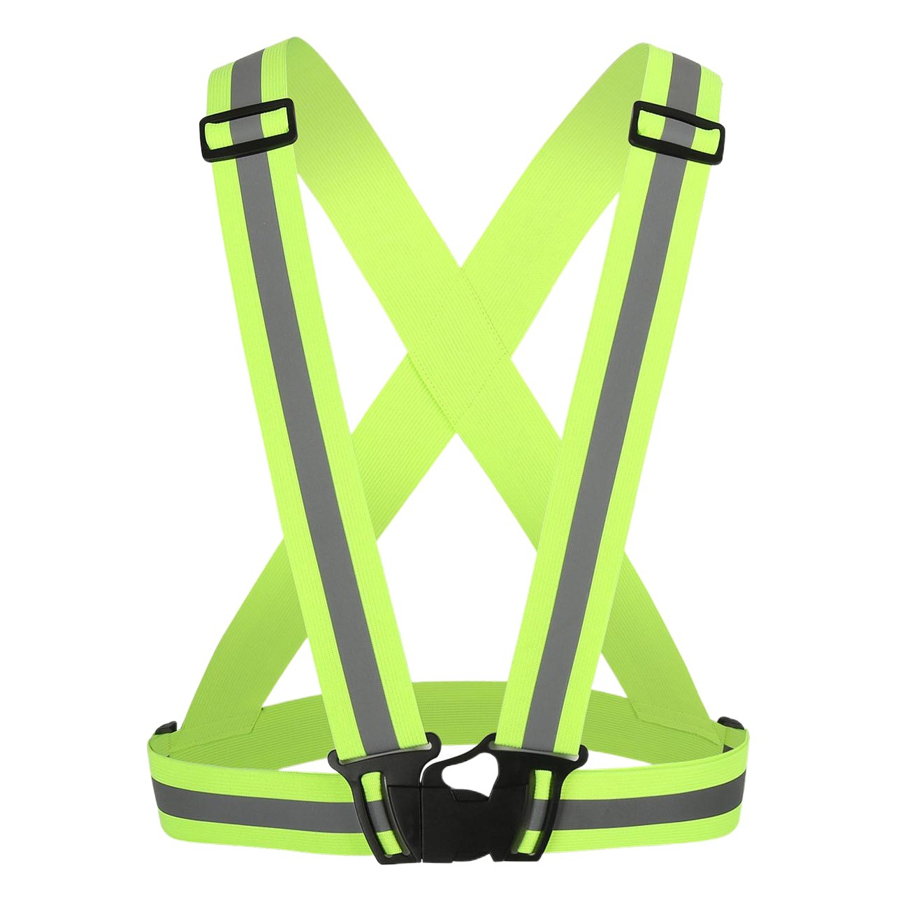 Directo de fábrica 4cm de ancho banda elástica ajustable correa reflectante chaleco de seguridad de conducción nocturna