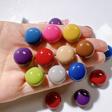 树脂配件批发diy配饰手工材料手机壳奶油胶发饰鞋花底材半圆豆豆