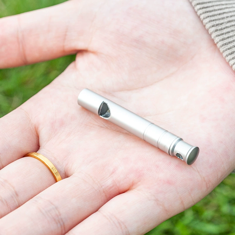 Алюминиевый однотрубный свисток рефери открытый высокий децибелный кемпинг пикник EDC гаджет выживания свисток