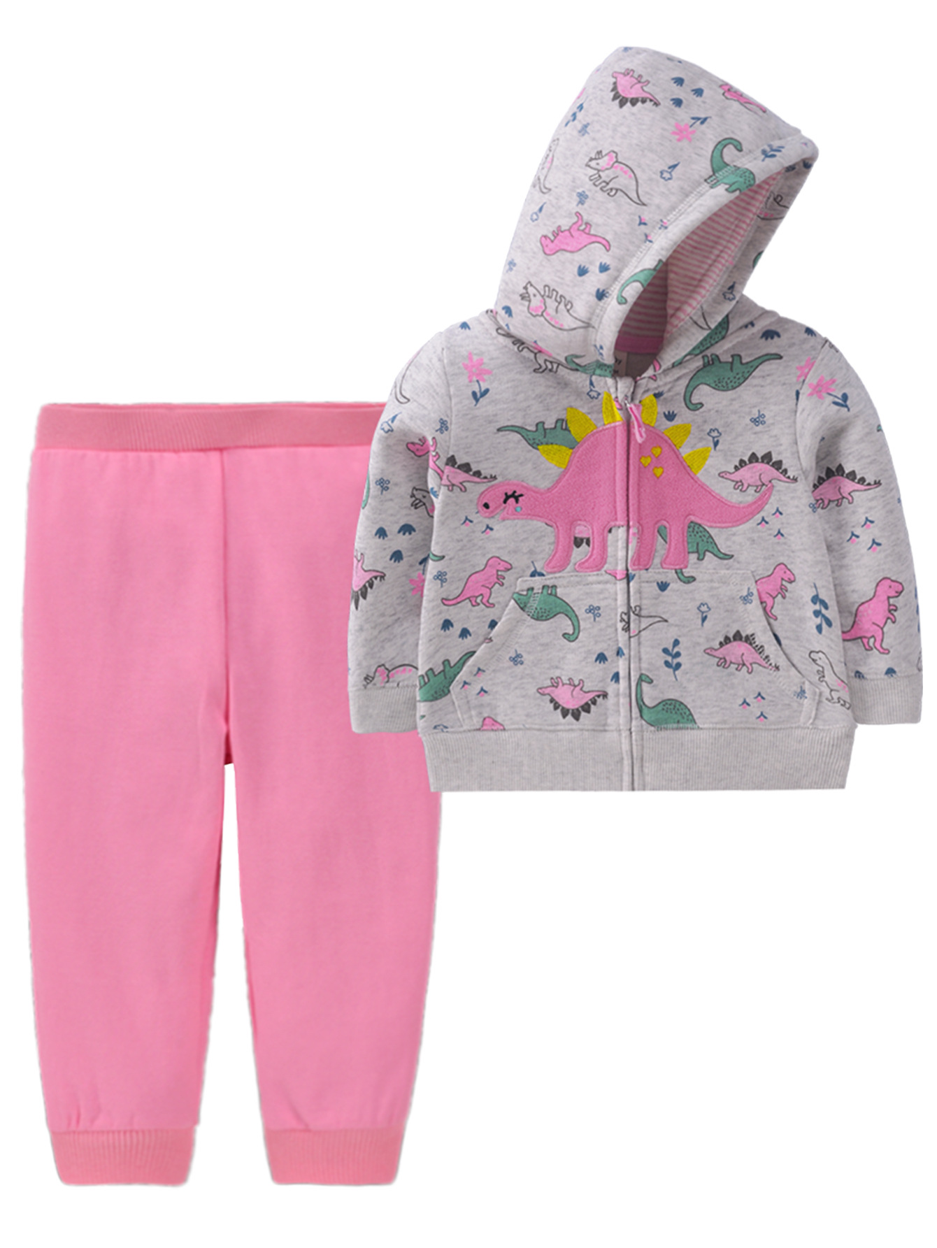 Comercio exterior europeo y americano ropa para niños primavera y otoño material de suéter de dos piezas para niños suéter con capucha ropa para bebés ropa para niños al por mayor