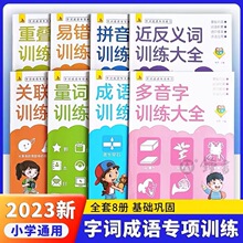 小学生词语积累多音字近反义词量词易错词成语大全专项训练正版书