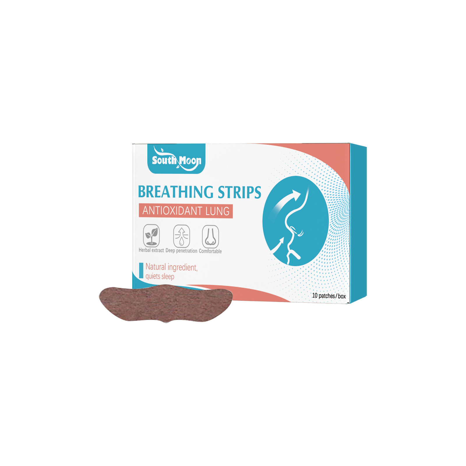 Nosni obliž South Moon Ventilation, proti smrčanju, nega spanja ponoči, proti smrčanju, nosna ventilacija in nega, nosni obliž_voghion.com